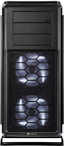 Corsair Graphite 760T v2 - Caja de PC, Full-Tower ATX, Ventana Lateral con Tres AF140 Rojo LED Ventilador, Blanco