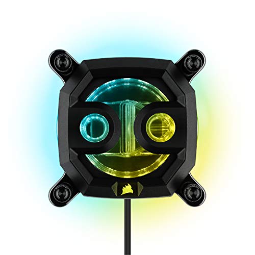 Corsair Hydro X Series XC7 Waterblock para procesador RGB (1200/AM4), Negro