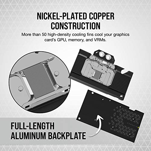 Corsair Hydro X Series XG7 RGB 30-SERIES FOUNDERS EDITION GPU Water Block (3080) - Compatible con NVIDIA® GeForce RTX™ (3080)