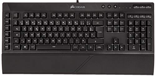 Corsair K55 RGB Teclado USB AZERTY Francés Negro
