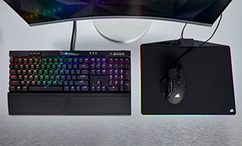 Corsair K70 RGB MK.2 RAPIDFIRE Mechanische Gaming-Tastatur, RGB-LED-Hintergrundbeleuchtung, Cherry MX Speed