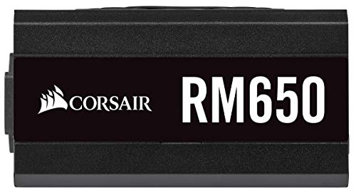 Corsair RM650 - Fuente de Alimentación (ATX Totalmente Modular, 80 Plus Gold, 650 W) color negro (CP-9020194-EU)