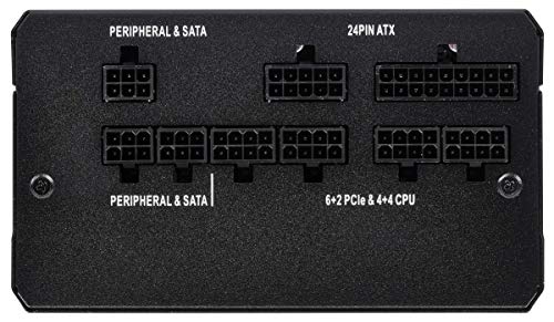 Corsair RM650 unidad de - Fuente de alimentación (650 W, 100 - 240 V, 47 - 63 Hz, 5 - 10 A, 130 W, 648 W)