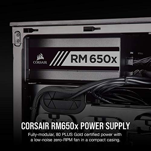 Corsair RM650x unidad de - Fuente de alimentación (650 W, PC, ATX, 80 PLUS Gold, 50 °C, ATX12V v2.4 and EPS 2.92 standards)