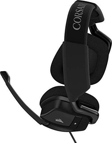 Corsair Void Pro Surround Auriculares para Juegos, 7.1 Sonido Envolvente, Micrófono Omnidireccional, Compatible con PC, PS4, Xbox One y Móviles, Color Negro