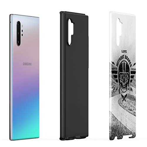 Cover Universe Funda para Samsung Galaxy Note 10 Plus Life Without Brakes Biker Motorcycle Club, Resistente a los Golpes, Carcasa Dura de PC de 2 Capas + Funda Protectora de Diseño Híbrido de TPU
