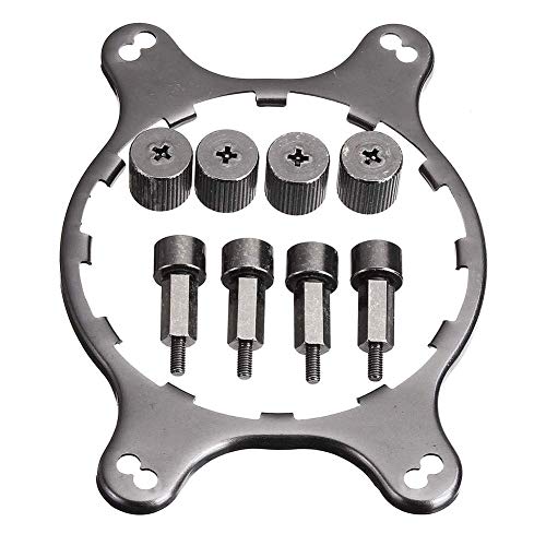 CPU Ventilador Soporte Disipador Térmico Soporte AM4 Montaje Soporte Kit para Corsair Hydro Serie H45 H55 H60 H75 - Negro