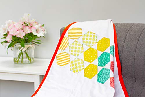 Crafter's Companion GEM-MD-MM-Hexa Gemini Medios Multi Mueren Matrices Patchwork Hexágonos, Bronze, 1" to 5.5"