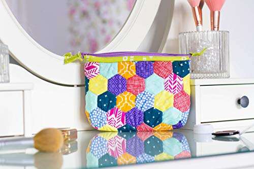 Crafter's Companion GEM-MD-MM-Hexa Gemini Medios Multi Mueren Matrices Patchwork Hexágonos, Bronze, 1" to 5.5"