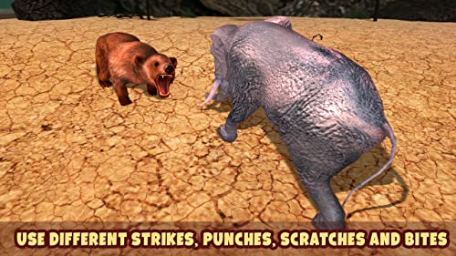 Crazy Elephant Rampage | Animal Fighting War: Battle Duel Monsters Games