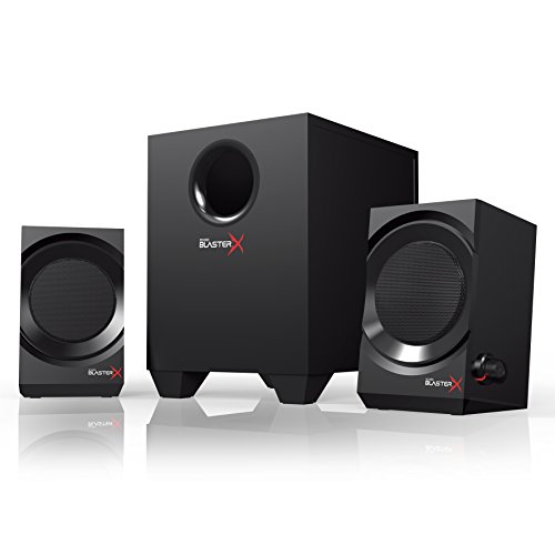 Creative Sound BlasterX Kratos S3 - Altavoces para Juegos analógicos 2.1, Color Negro