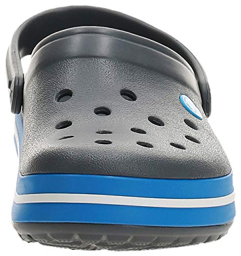 Crocs Crocband Unisex Adulta Zuecos, Gris (Charcoal/Ocean), 43/44 EU