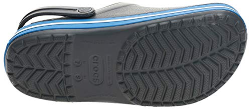 Crocs Crocband Unisex Adulta Zuecos, Gris (Charcoal/Ocean), 43/44 EU