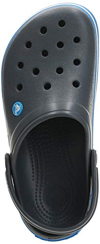 Crocs Crocband Unisex Adulta Zuecos, Gris (Charcoal/Ocean), 43/44 EU