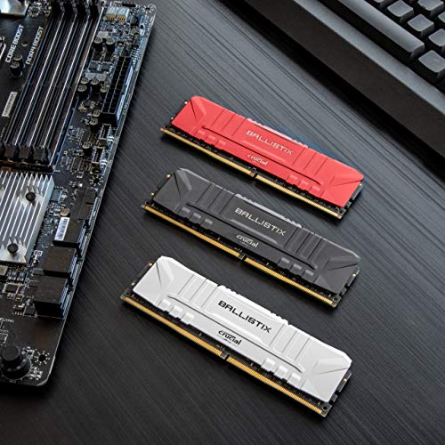 Crucial Ballistix BL2K8G36C16U4R 3600 MHz, DDR4, DRAM, Memoria Gamer para Ordenadores de sobremesa, 16GB (8GB x2), CL16, Rojo