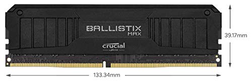 Crucial Ballistix BL8G32C16U4R 3200 MHz DDR4 DRAM Memoria de Juegos de Escritorio 8GB CL16 Rojo