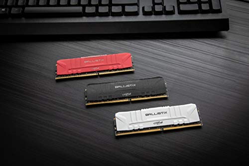 Crucial Ballistix BL8G32C16U4R 3200 MHz DDR4 DRAM Memoria de Juegos de Escritorio 8GB CL16 Rojo