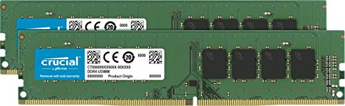 Crucial RAM CT2K4G4DFS824A 8 GB (2 x 4 GB) DDR4 2400 MHz CL17 Kit de Memoria de Escritorio