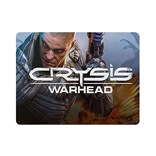 Crysis Warhead Classic Popular Game Cover Cartel de lata Vintage Metal Pub Club Cafe Bar Home Wall Art Decoración 30x40cm