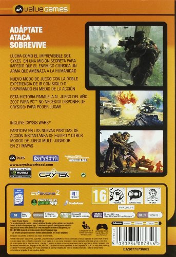 Crysis Warhead Value Games Pc Dvd España
