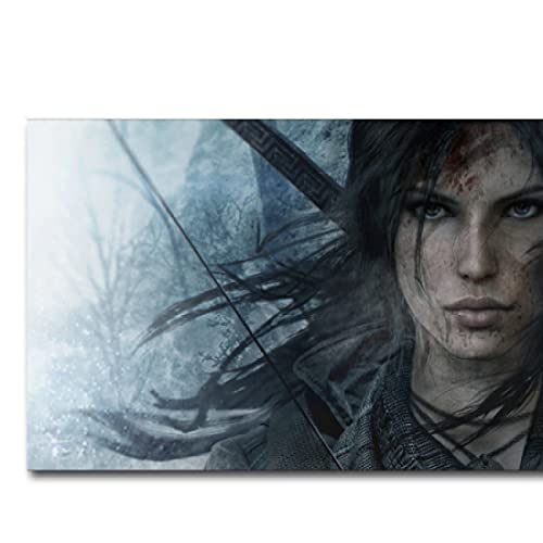 cuadros decoracion lienzowall art Rise Of The Tomb Raider Lara Croft Canvas(60x90cm-Frameloos )