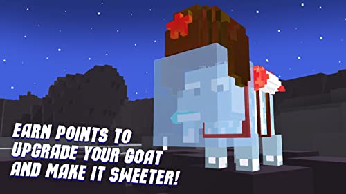 Cube Space Goat Sim 3D: Open Space Animal Simulator | UFO Games Cube Craft Blocky World Space Explorer