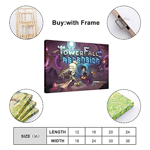 Cubierta clásica para juegos populares TowerFall Ascension 2 para decoración de pared, cuadros para carteles de sala de estar, 30 x 45 cm