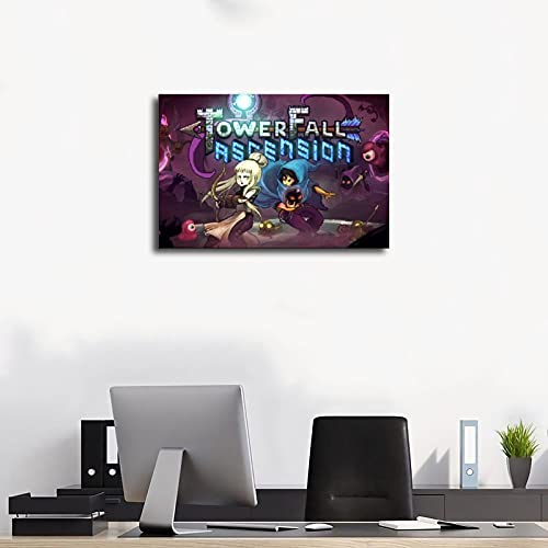 Cubierta clásica para juegos populares TowerFall Ascension 2 para decoración de pared, cuadros para carteles de sala de estar, 30 x 45 cm