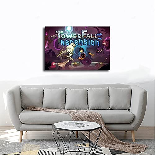 Cubierta clásica para juegos populares TowerFall Ascension 2 para decoración de pared, cuadros para carteles de sala de estar, 30 x 45 cm