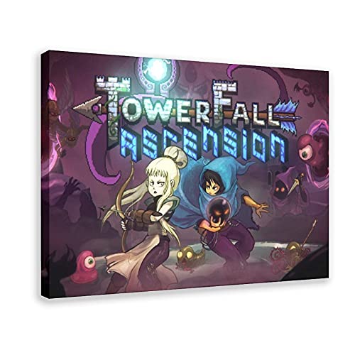 Cubierta clásica para juegos populares TowerFall Ascension 2 para decoración de pared, cuadros para carteles de sala de estar, 30 x 45 cm