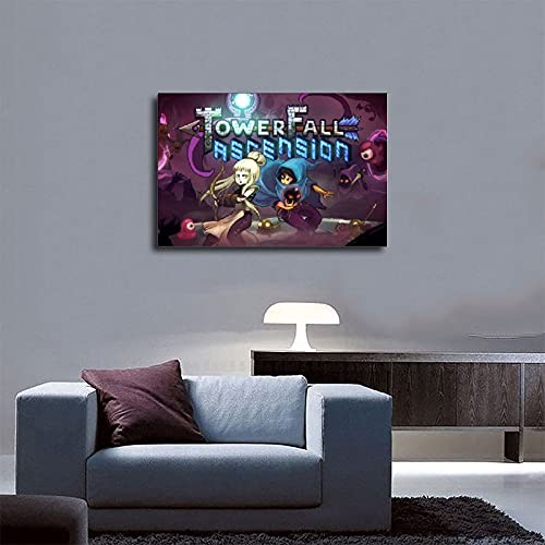 Cubierta clásica para juegos populares TowerFall Ascension 2 para decoración de pared, cuadros para carteles de sala de estar, 30 x 45 cm