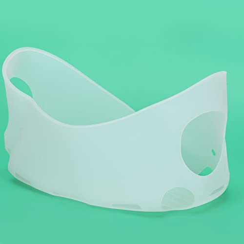 Cubierta Facial de Silicona VR para Oculus Quest 2, Gafas VR Cubierta Protectora de Silicona a Prueba de Arañazos Y Resistencia a los Golpes Cubierta Protectora de Auriculares VR(Color Transparente)