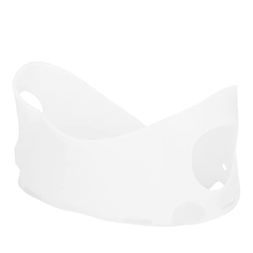 Cubierta Facial de Silicona VR para Oculus Quest 2, Gafas VR Cubierta Protectora de Silicona a Prueba de Arañazos Y Resistencia a los Golpes Cubierta Protectora de Auriculares VR(Color Transparente)