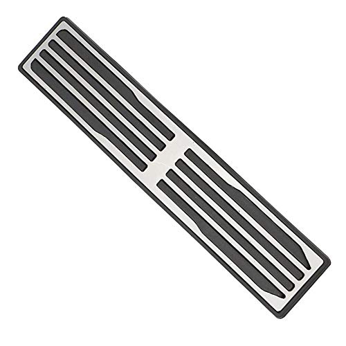 Cubierta para pedal de freno de freno de pie para Pedales de acero inoxidable en forma compatible con Jaguar Xe xf f- Pace F ritmo 2015 2016 2017 2018 2018 Freno de gas Pedal Pedal Pedales Pedales Ped