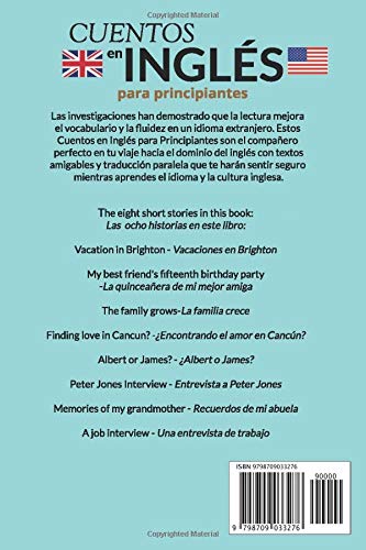 Cuentos en Inglés para Principiantes - Bilingüe con Traducción al Español: Nivel Básico a Intermedio