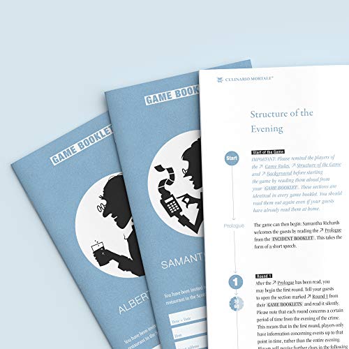 Culinario Mortale A Recipe For Death – Murder Mystery Party Game for 5-7 Players