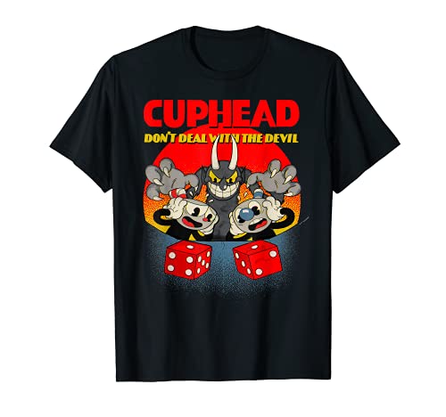 Cuphead And Mugman Devil's Dice Video Game Camiseta