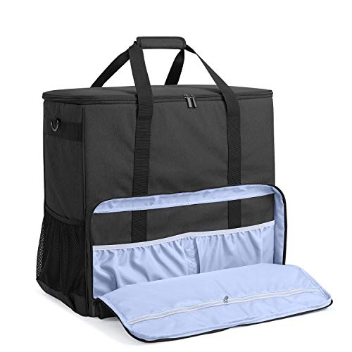 CURMIO Bolsa para Ordenador de Escritorio, Bolsa de Almacenamiento para el Ordenador, Caja de Torre, Teclado, Bolsa de Viaje para Ordenador y Accesorios, Negro.