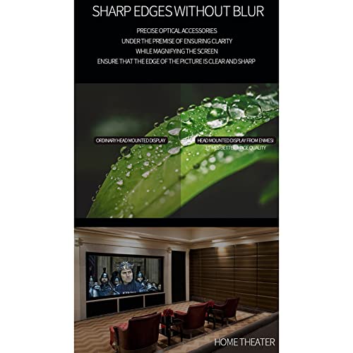 CYLZRCl Auriculares VR, Gafas Realidad Virtual, 3 Veces Mejora Calidad De Imagen, Experiencia Juego Estéreo 3D, Admite Plug and Play De Type-C, Puede Conectarse Computadora, PS4, Xbox, Switch