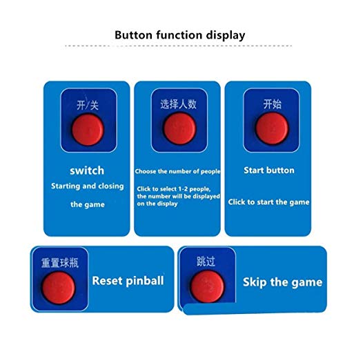 Daka Game Electronic Bowling Alley, con Marcador Electrónico LED, Juego De Familia De Interior Plegable Juego De Bolos Padre-Niño Interactive Toy Ball