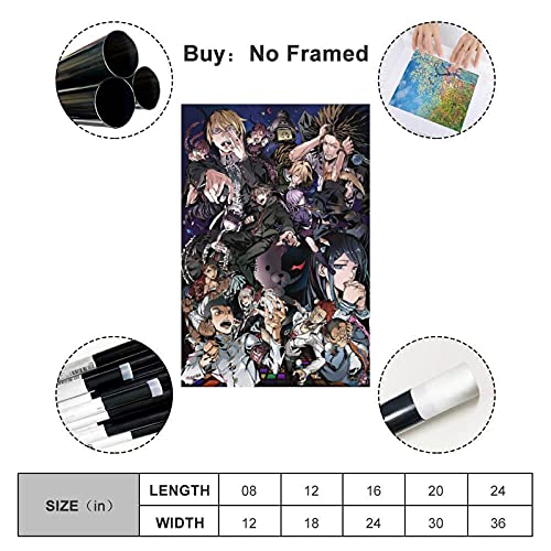 Danganronpa - Póster de anime japonés Dr Thh para todos los personajes (20 x 30 cm)