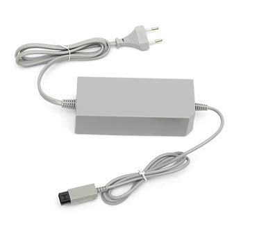 DARLINGTON & Sohns Fuente de alimentación para Nintendo Wii, cable de carga, cable de alimentación, adaptador de CA