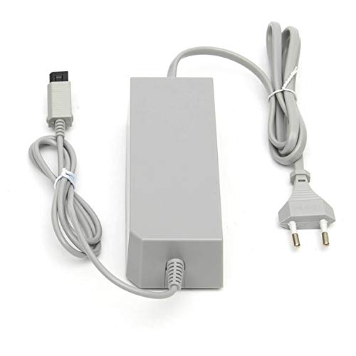 DARLINGTON & Sohns Fuente de alimentación para Nintendo Wii, cable de carga, cable de alimentación, adaptador de CA