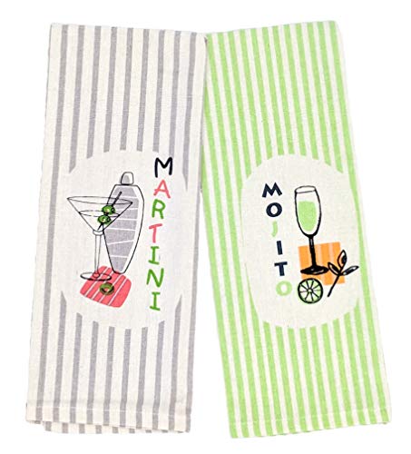 DBD Home Juego de 2 paños de Cocina de Lino