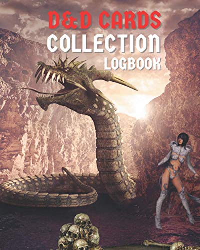 D&D Cards Collection Logbook: Dungeons Dragons Fantasy Game Card Edition Collectables Indexing Book for 5e DM & DnD RPG Players With Pages To Log & ... & NPC Cards Collection Index Information