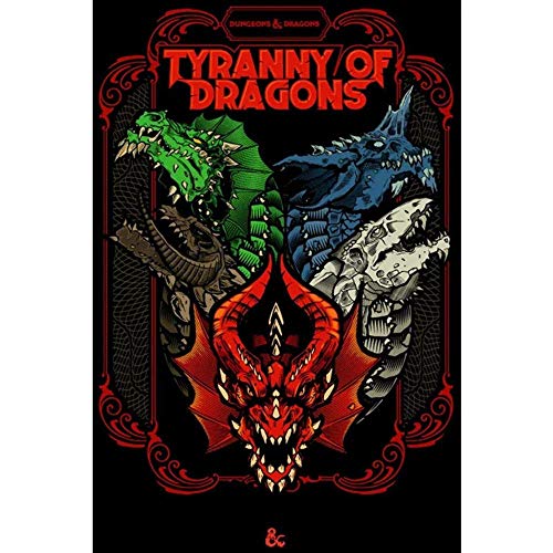 D&D Tyranny of Dragons (Hoard of the Dragon Queen/The Rise of Tiamat) Limited Edition Cover (DDN) (Dungeons and Dragons)