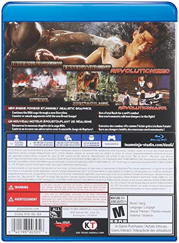 Dead or Alive 6 for PlayStation 4 [USA]