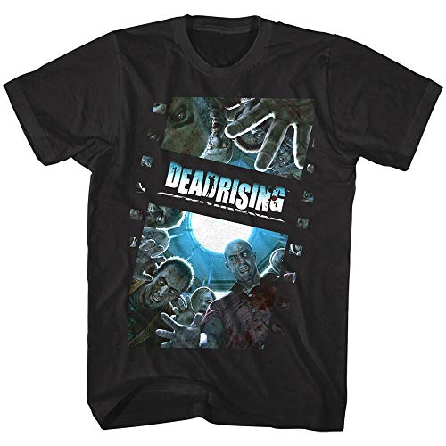 Dead Rising Zombie Film Reel Men's T Shirt Capcom Horror Survival Game tee Merch Black 3XL