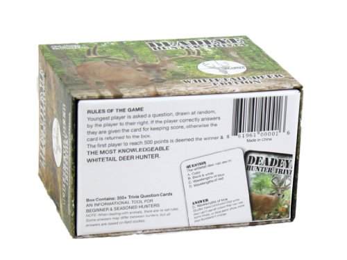 Deadeye Whitetail Deer Hunter Trivia Juego de cartas