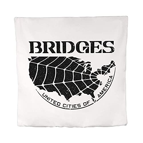 Death Stranding - Bridges (Logo) [Black] Delantal Fundas de almohada, fundas de almohada de suelo, fundas de almohada, cojines de sofá, fundas de cojín, fundas de respaldo, interiores de cojines de co
